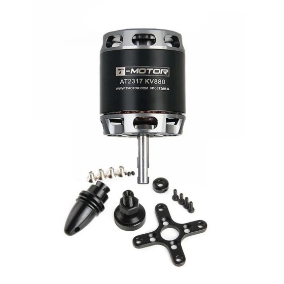 Original T-MOTOR AT2317 Brushless Motor for Rc Plane With 880kv 1250kv 1400kv for Model Airplane Engines